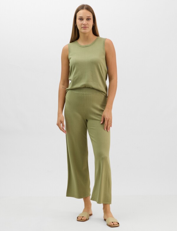Musculosa Tejida OLIVA