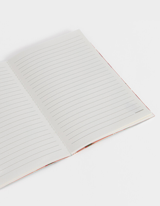 Anotadores Cuadernos y Memos Cuaderno A5 Tapa Blanda Encuadernado Con Bordados - Verde Claro