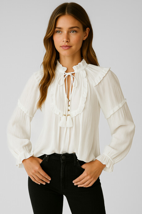 Blusa Rupio Blanco