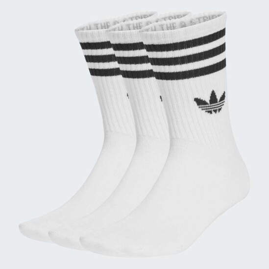 Medias Adidas 3 Rayas Blanco