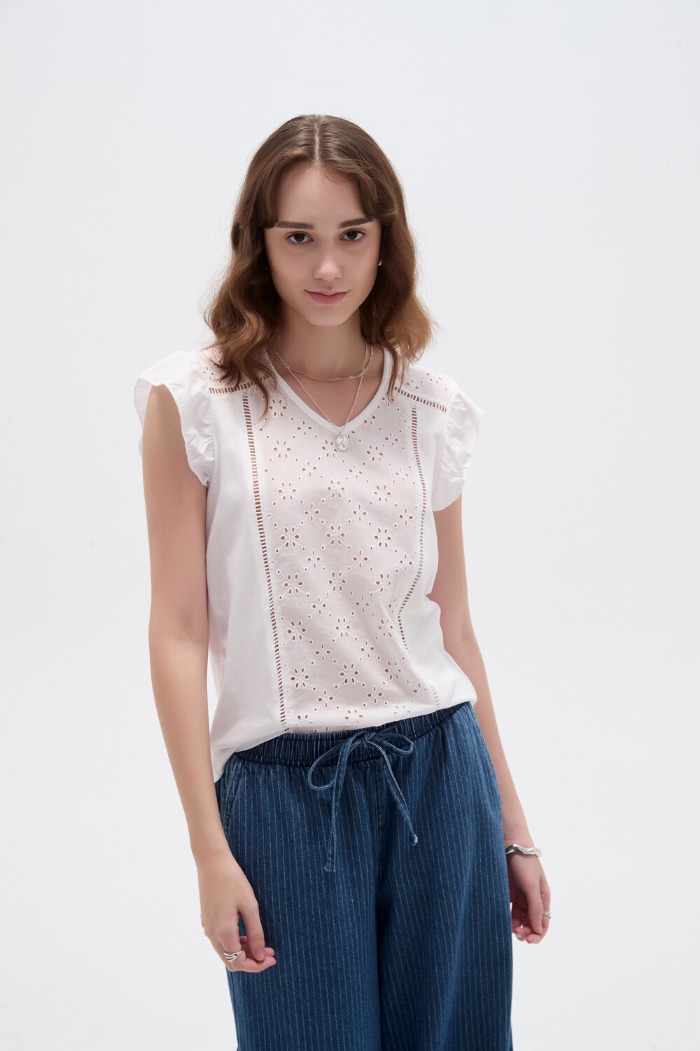Musculosa Hulda Blanco