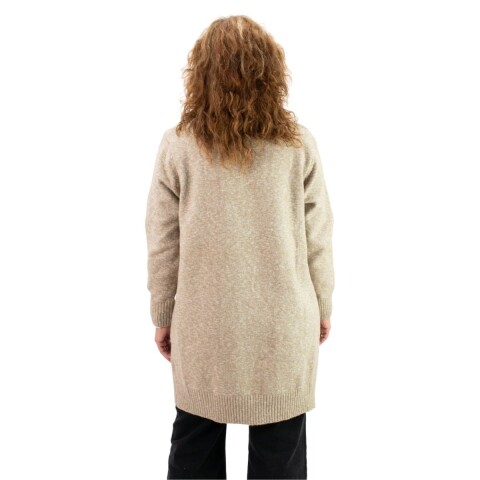 SACO MATIZADO UN. BEIGE