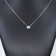 Dije en oro 18k blanco y brillante Dije en oro 18k blanco y brillante