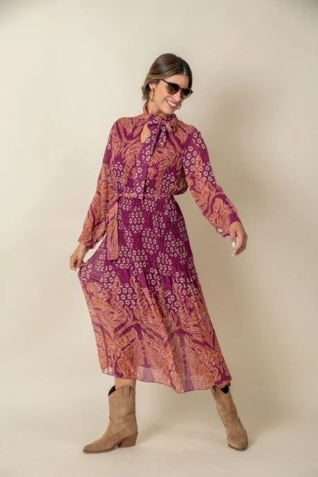 VESTIDO VIOLETA PERSA Magenta