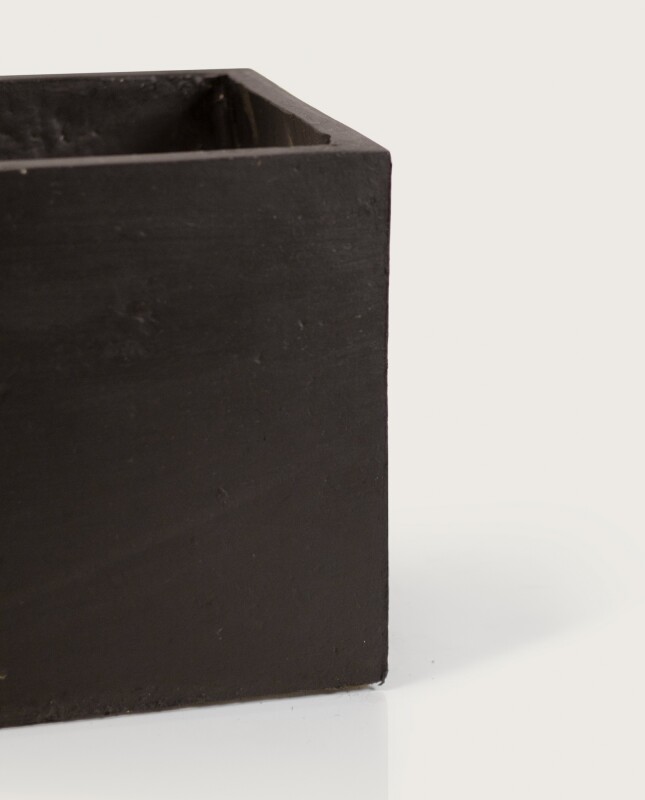 Jardinera Fibrocemento Negro mate - 80cm x 30cm
