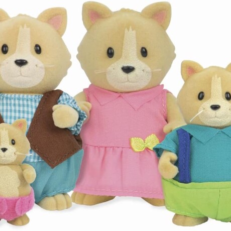 Familia de animales coleccionables Gatos Whiskerelli