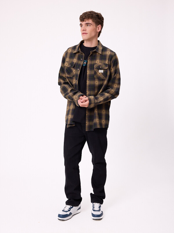 CAMISA NEVILLE RUSTY Petroleo