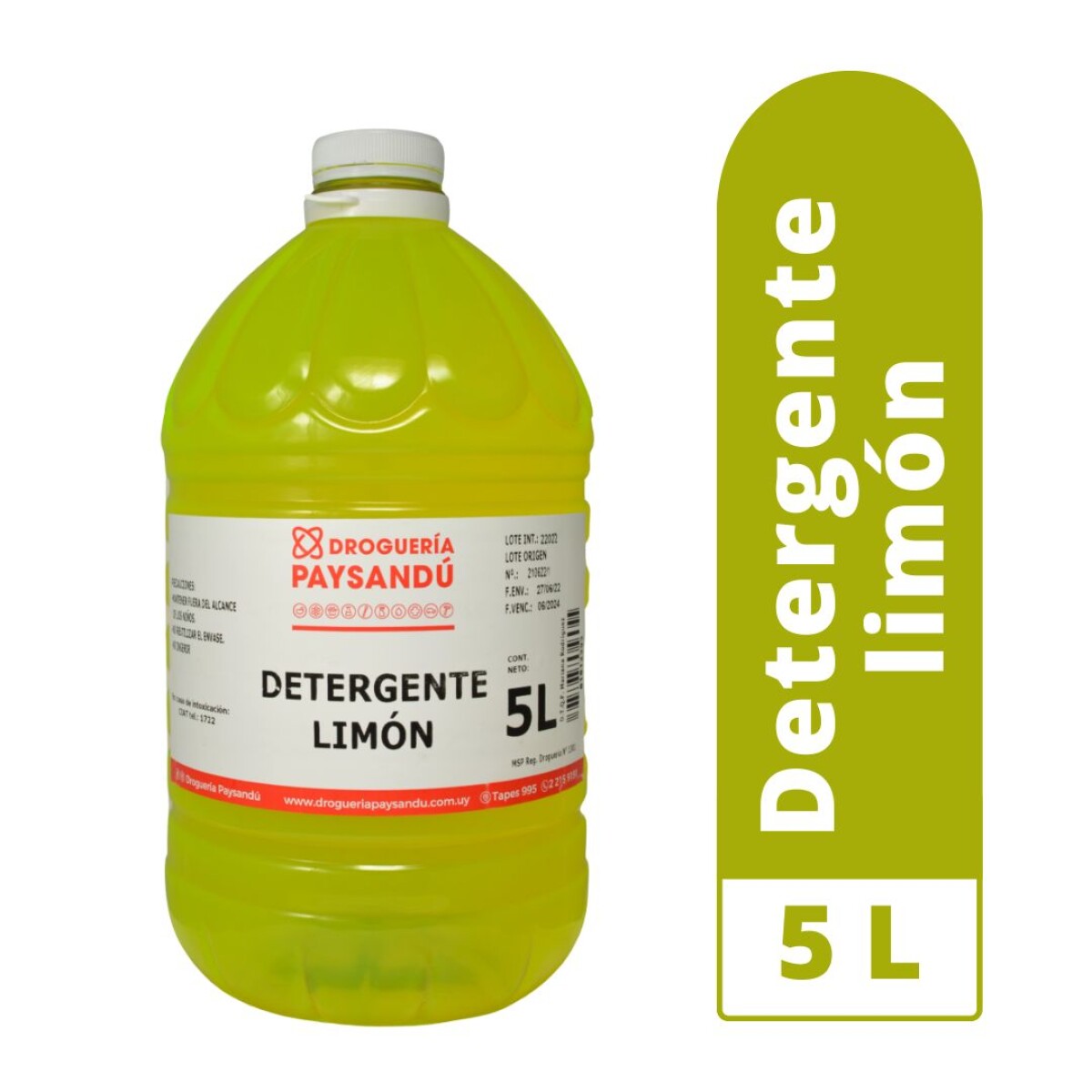 Detergente Limón - 5 L 