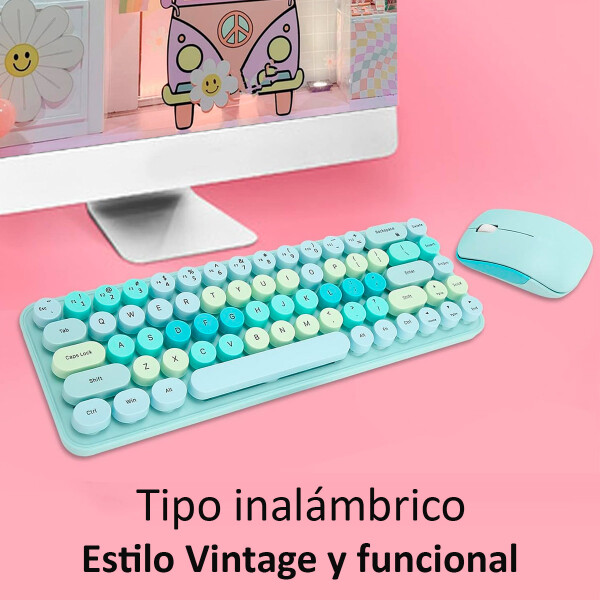 Combo Teclado + Mouse Inalámbricos Artec Erp1320 COMBO ARTEC ERP1320 TEC/MOUSE VERDE