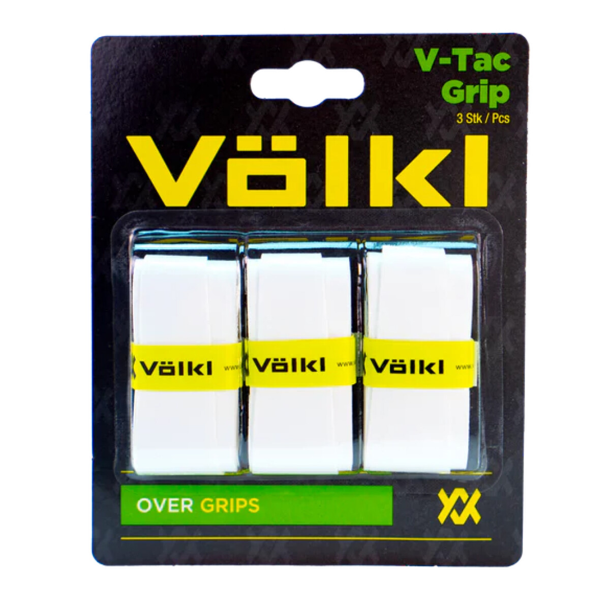 Overgrip Para Raqueta De Tenis Volkl V-Tac Grip Pack x3 - Blanco 