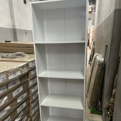 [OUTLET] Estanteria ANITA biblioteca multiuso con 4 Estantes 47,9 x 170 x 27,5 cm - Blanco [Solo retiro en el local] [OUTLET] Estanteria ANITA biblioteca multiuso con 4 Estantes 47,9 x 170 x 27,5 cm - Blanco [Solo retiro en el local]