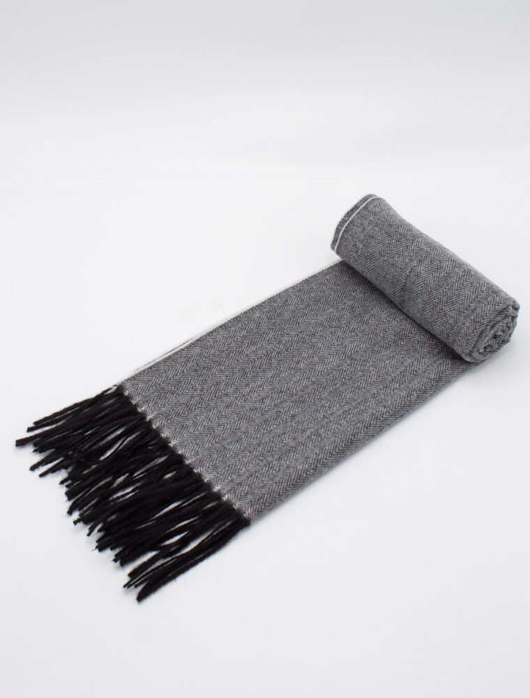 Bufanda Tejida Gris