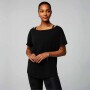 Polo Cotton Oversized Tee Mujer Black