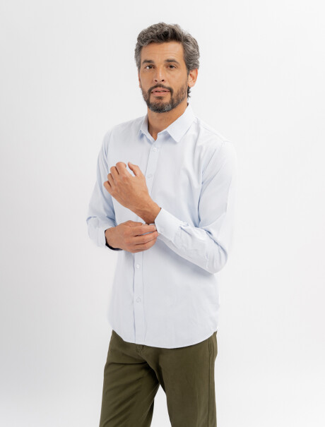 Camisa m/l Montecarlo celeste