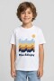Remera m/c estampada Rise & Enjoy BLANCO