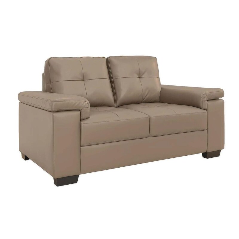 Sillón Sofá Luares 2 Cuerpos Smil Cuero Taupe Sillón Sofá Luares 2 Cuerpos Smil Cuero Taupe
