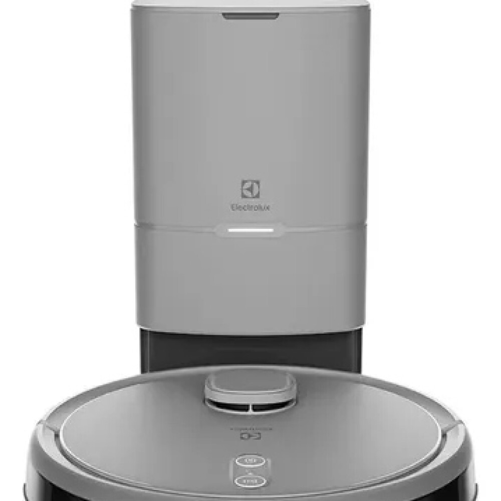 Aspiradora Robot 4 en 1 Wi-Fi Laser + Base Autolimpiante Gris