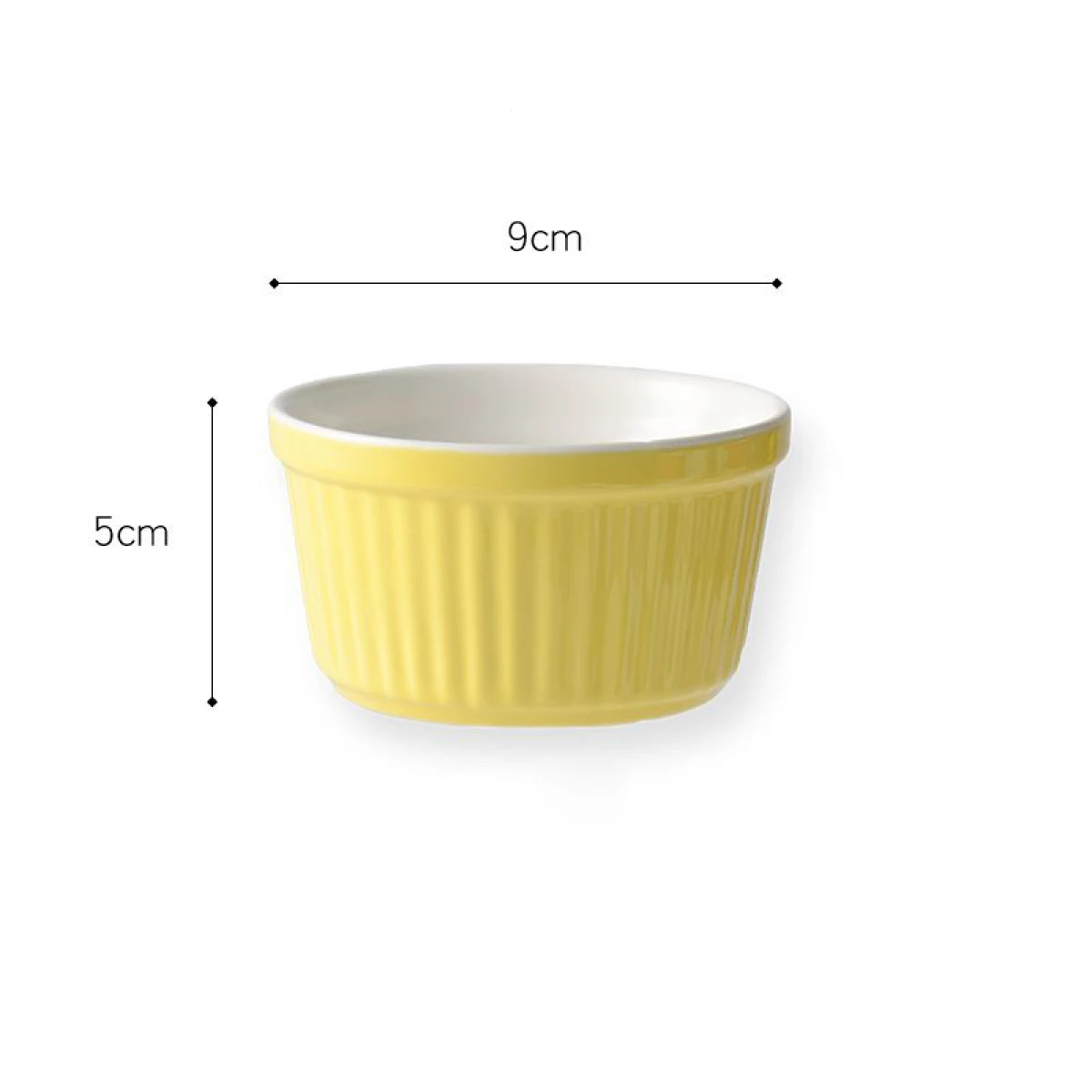 Ramequin De Porcelana Ø9cm x Alto 5cm 