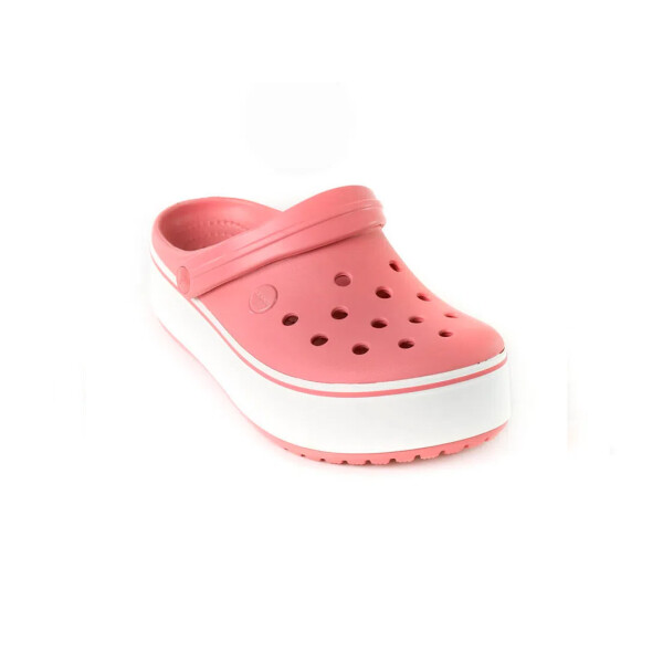 Crocs con store plataforma rosa