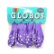 Globo x10 Diseño Lunares Fessta Violeta