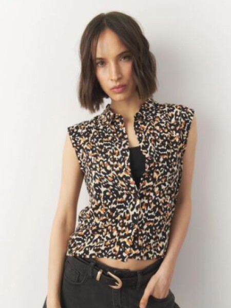 CAMISA DANIEL CASSIN ANCORA NEG CAMEL
