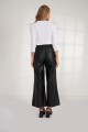 Pantalón cuero ecológico negro