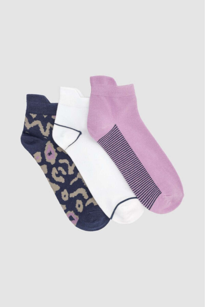 Pack x3 deportiva microfibra con diseño - Variante 38 