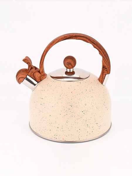 CALDERA 3L ACERO INOX C/BAMBOO BEIGE