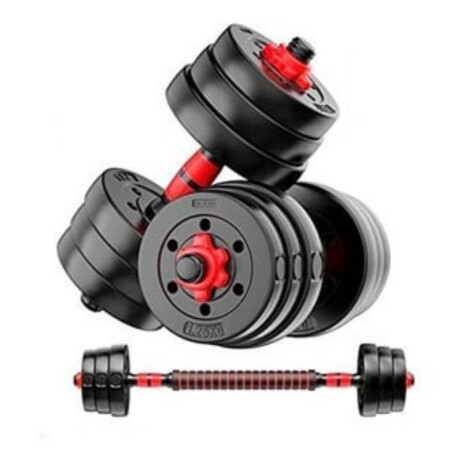 Set Barra + Manc C/discos Forrados 20kg S/C