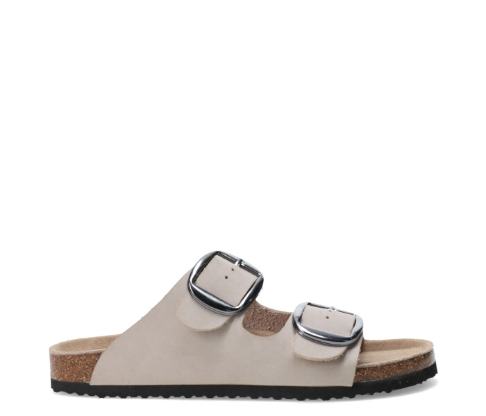 Sandalia MANTUA con dos hebillas Tobacco