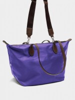 Bolso Shopper De Nylon violeta