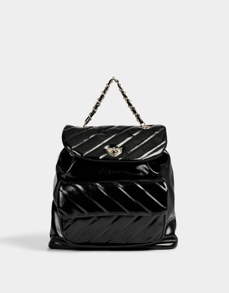 Mochila Puffy Con Solapa 