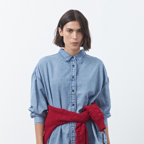 CAMISA OPALITA Azul Lavado