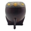 Mate torpedo linea Bresciani - Plata y oro - MTTO37 marrónuniforme