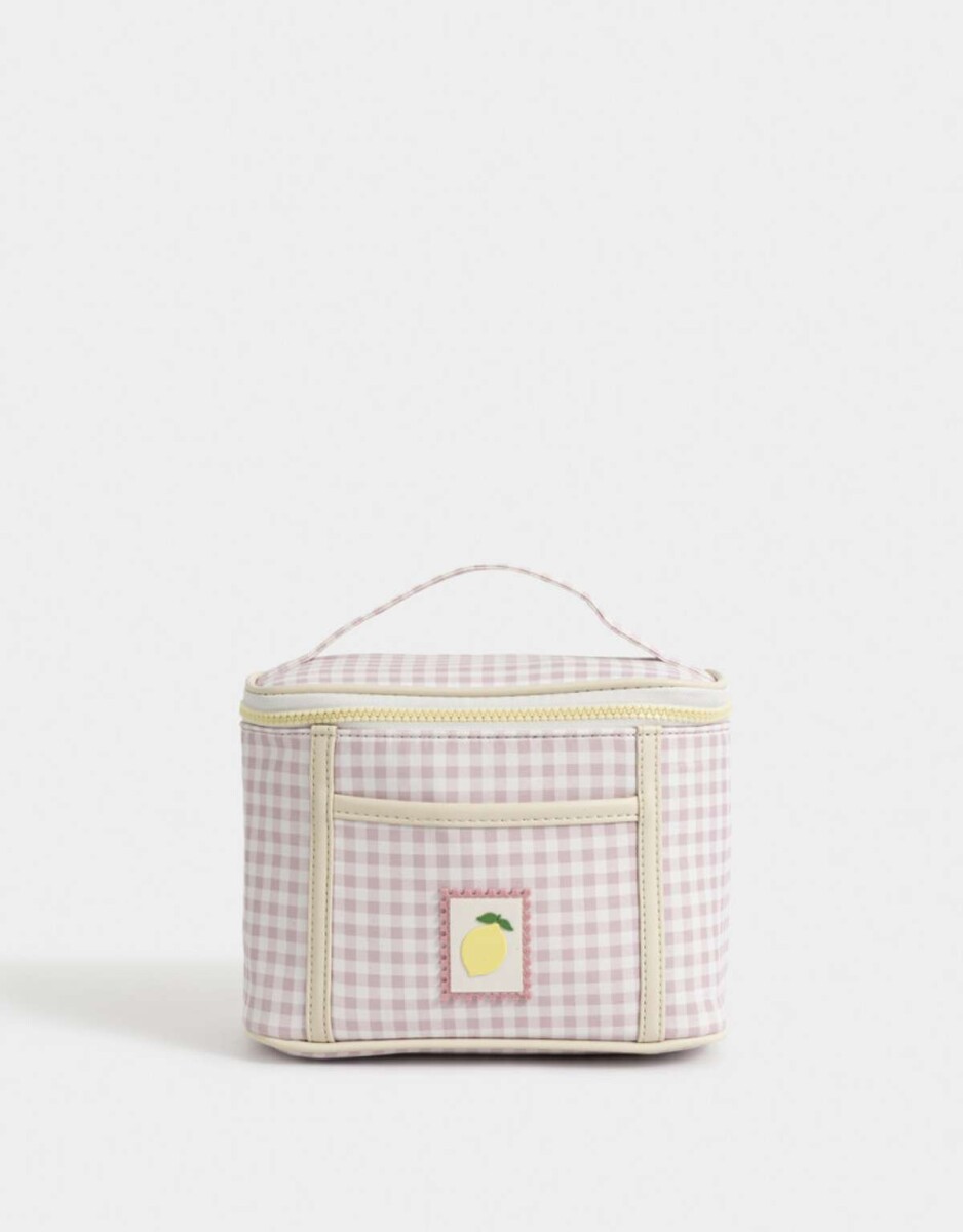 Lunchera Infantil Con Tag - Estampado Geometrico 