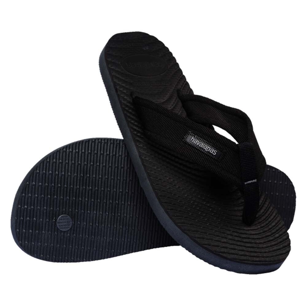 Sandalias Havaianas Surfer Coast Hombre Nuevo Grafito/Negro