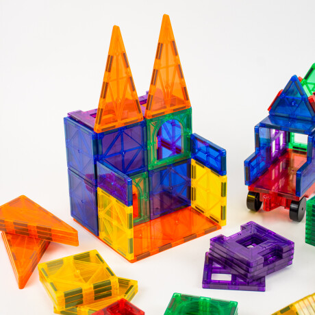 Juego magnético imanes encastrables 108 piezas Sc