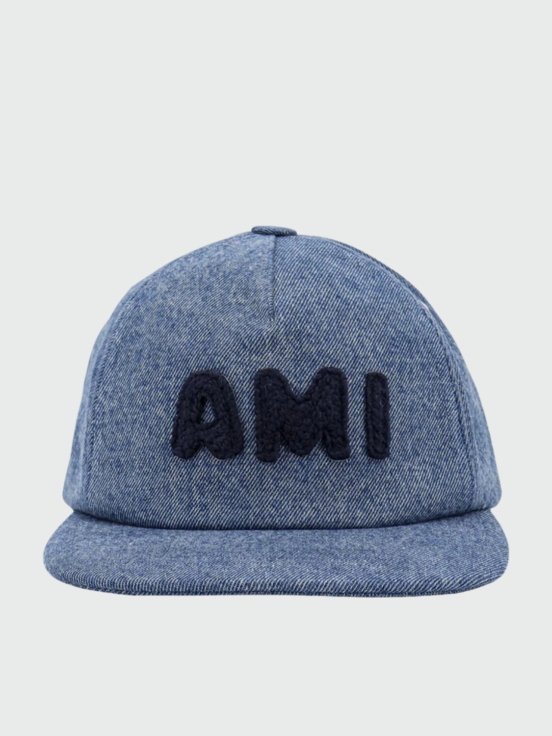 AMI PARIS - Gorra con bordado cuore Rojo