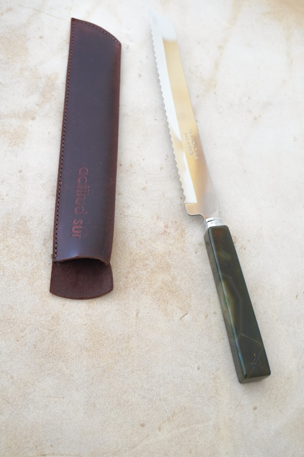 Stone Bread Knife Verde