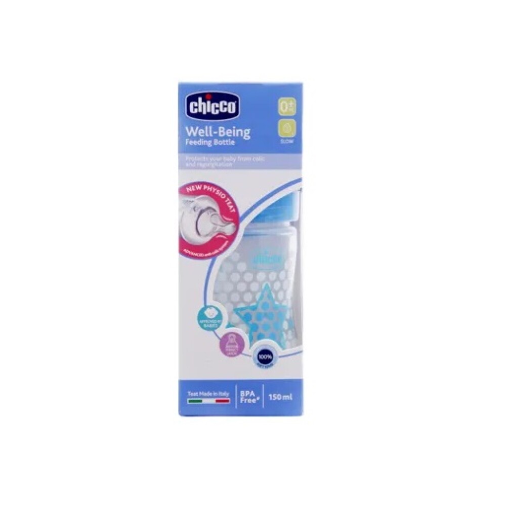 Biberon 150ml CHICCO - well being celeste estrella