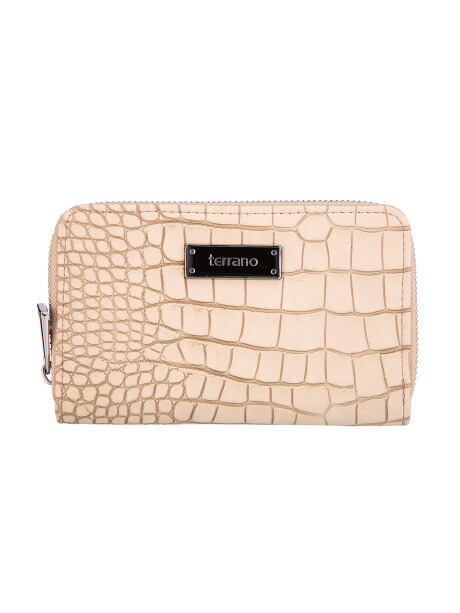 Monedero Brasil II Croco Taupe