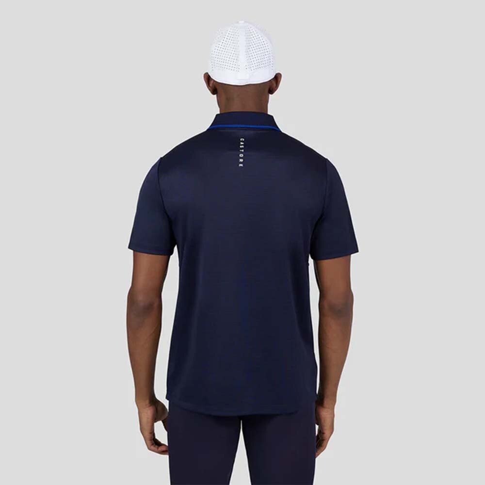 Polo Training Tonal Stripe Hombre Midnight Navy