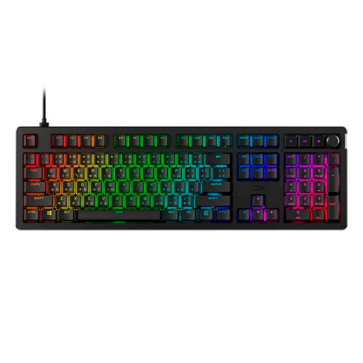 Teclado Gamer HyperX Alloy Rise Mecánico RGB 