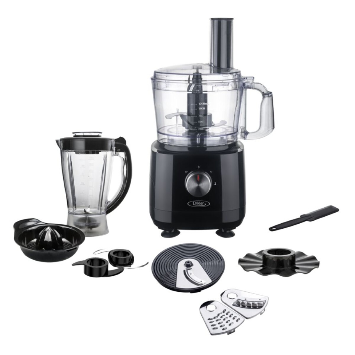 Multiprocesadora Dikler H-36 negra 