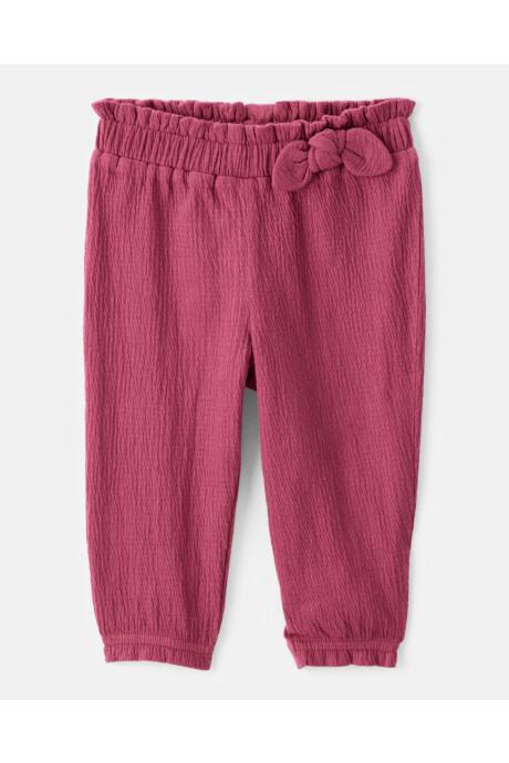 Set dos piezas, pantalón de jersey arrugado y body de algodón Set dos piezas, pantalón de jersey arrugado y body de algodón
