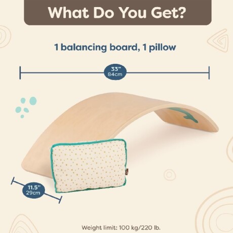 Tabla de equilibrio Balancin madera Tabla de equilibrio Balancin madera