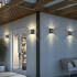Lámpara solar de pared con sensor de luz solar para exterior Lámpara Solar De Pared Con Sensor De Luz Solar Para Exterior