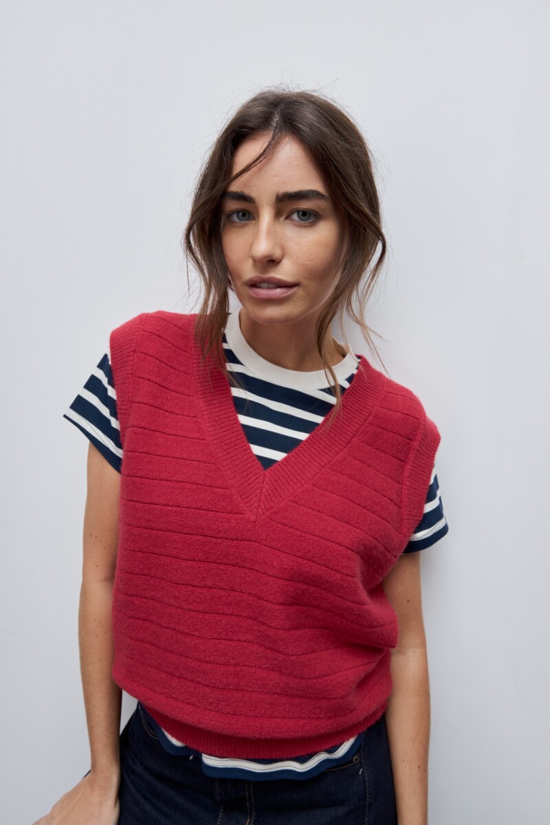 CHALECO MODY Rojo