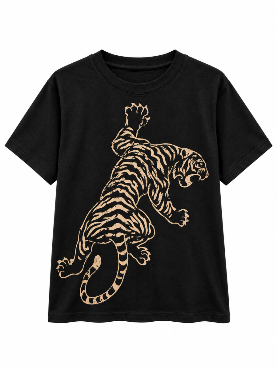 REMERA DENA TIGER - VARIANTE 1. 