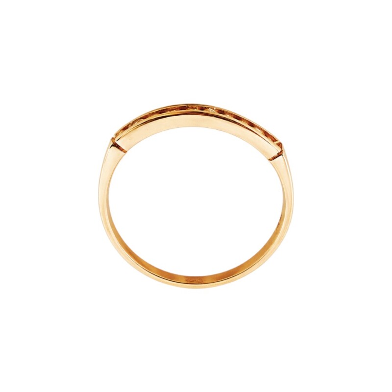 Anillo-Oro bajo-Piedra zirconia-AN8006 conpiedra